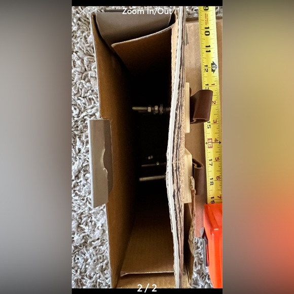 🤎 6 Tommy Bahama ivory leather cabinet knobs handles pulls NIB stone drawer - Picture 2 of 2